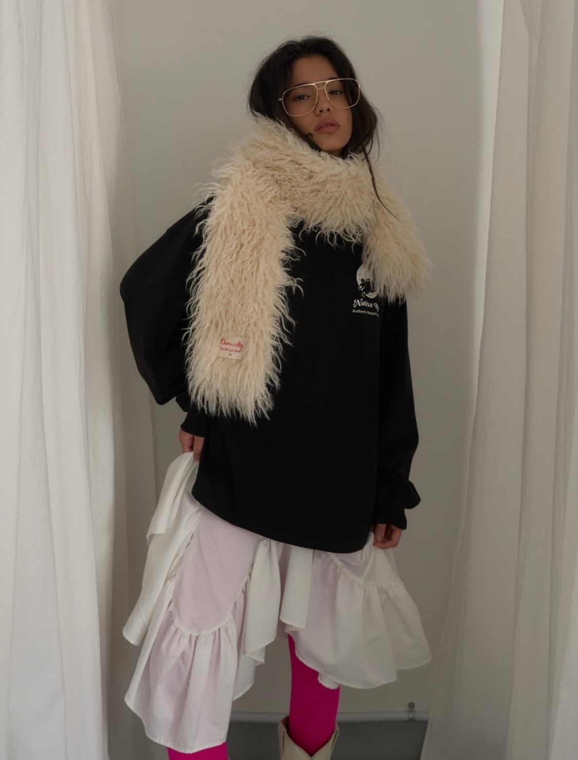 아우어솔티 퍼머플러 새상품 택포 상품이미지1