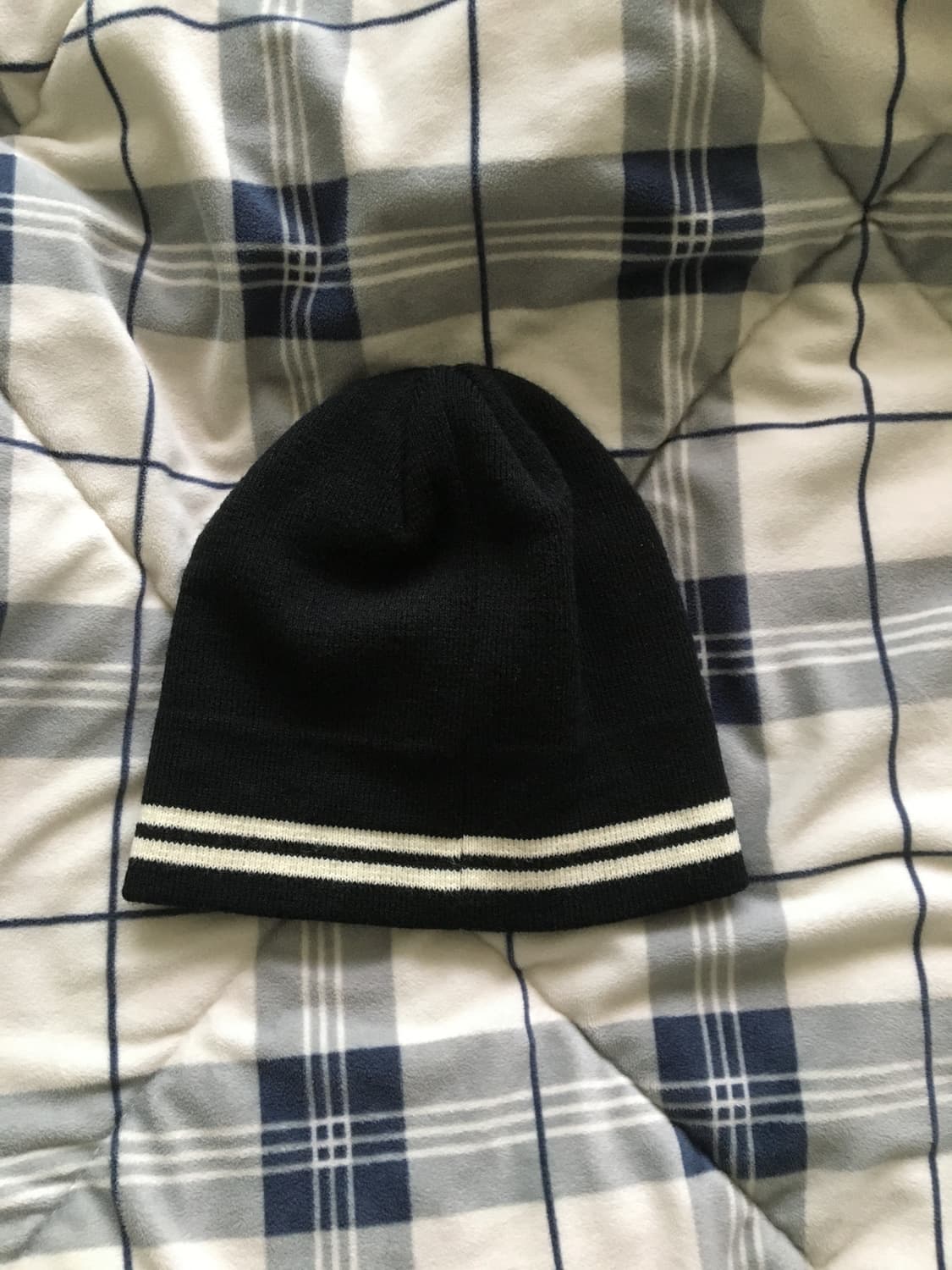 스투시 로고 비니 블랙  상품이미지3