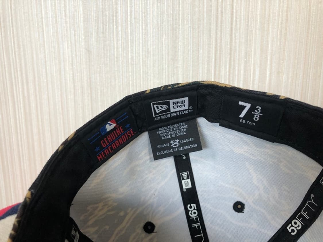 MLB 뉴에라 뉴욕양키스 타이거카모 모자/캡 7 3/8(58.7cm) 상품이미지10