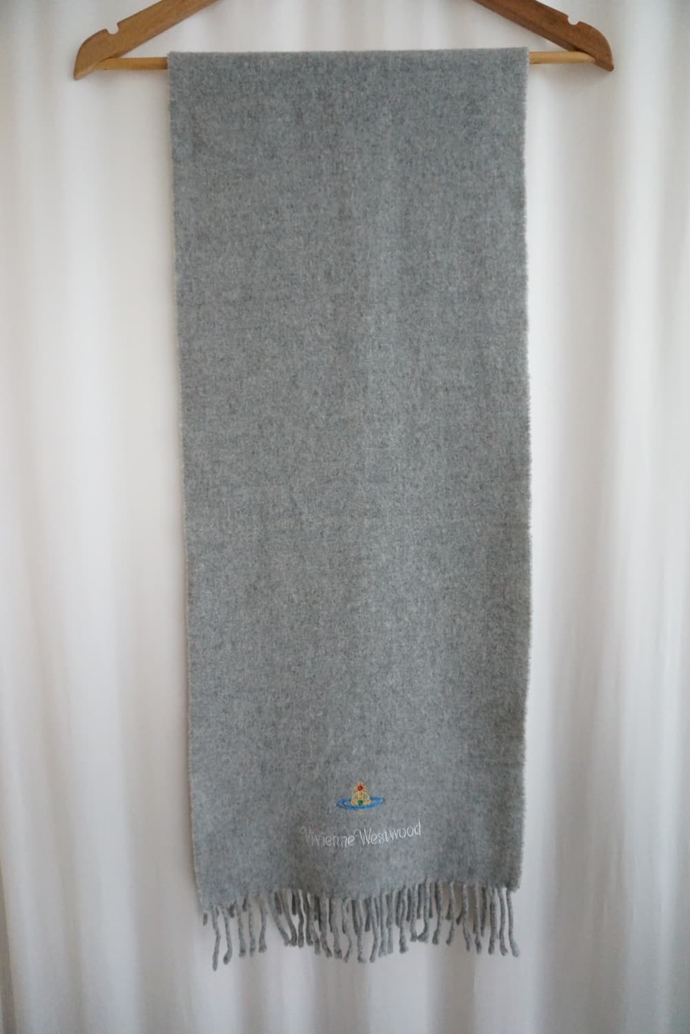비비안웨스트우드 울 머플러-그레이 상품이미지2