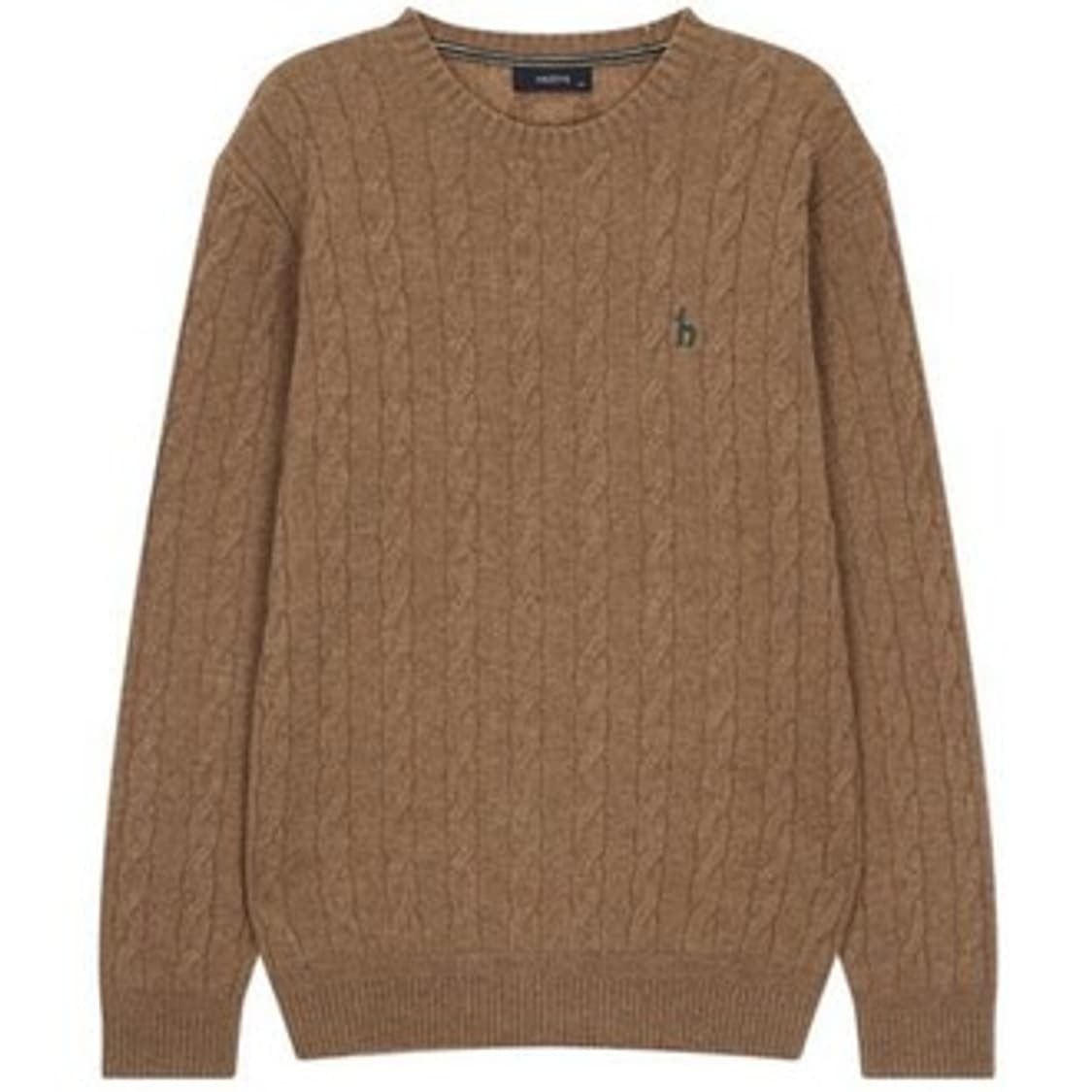 헤지스 퍼피 자수 크루넥 울 니트 상품이미지1