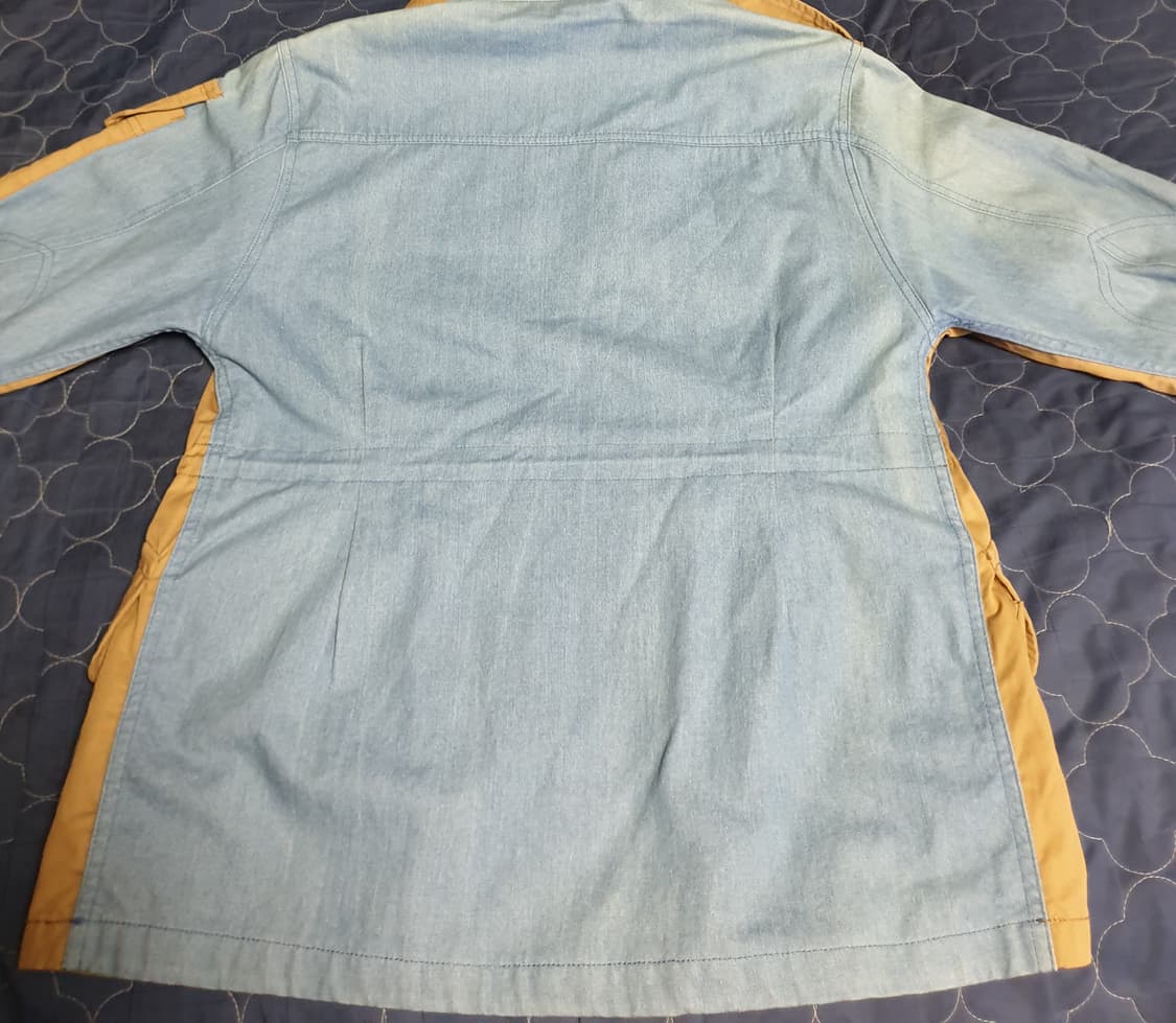 (빈티지) 카이아크만 견장 스위스군복st 데님배색 야상자켓 (S) 상품이미지4