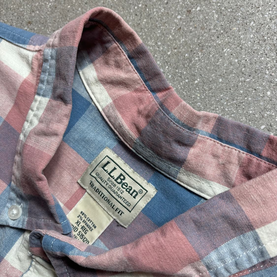 엘엘빈 체크 셔츠 상품이미지3