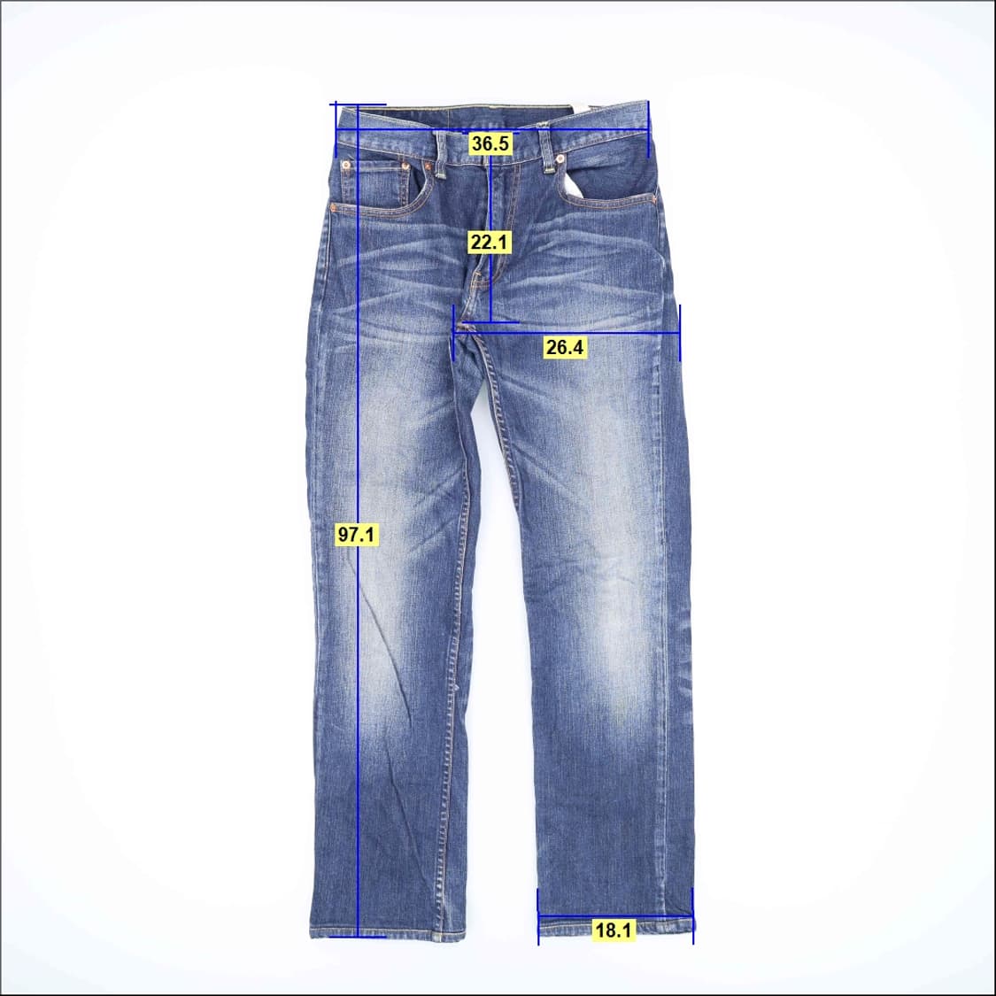 [W30 L33] 리바이스 551 데님팬츠 0105H2 상품이미지7