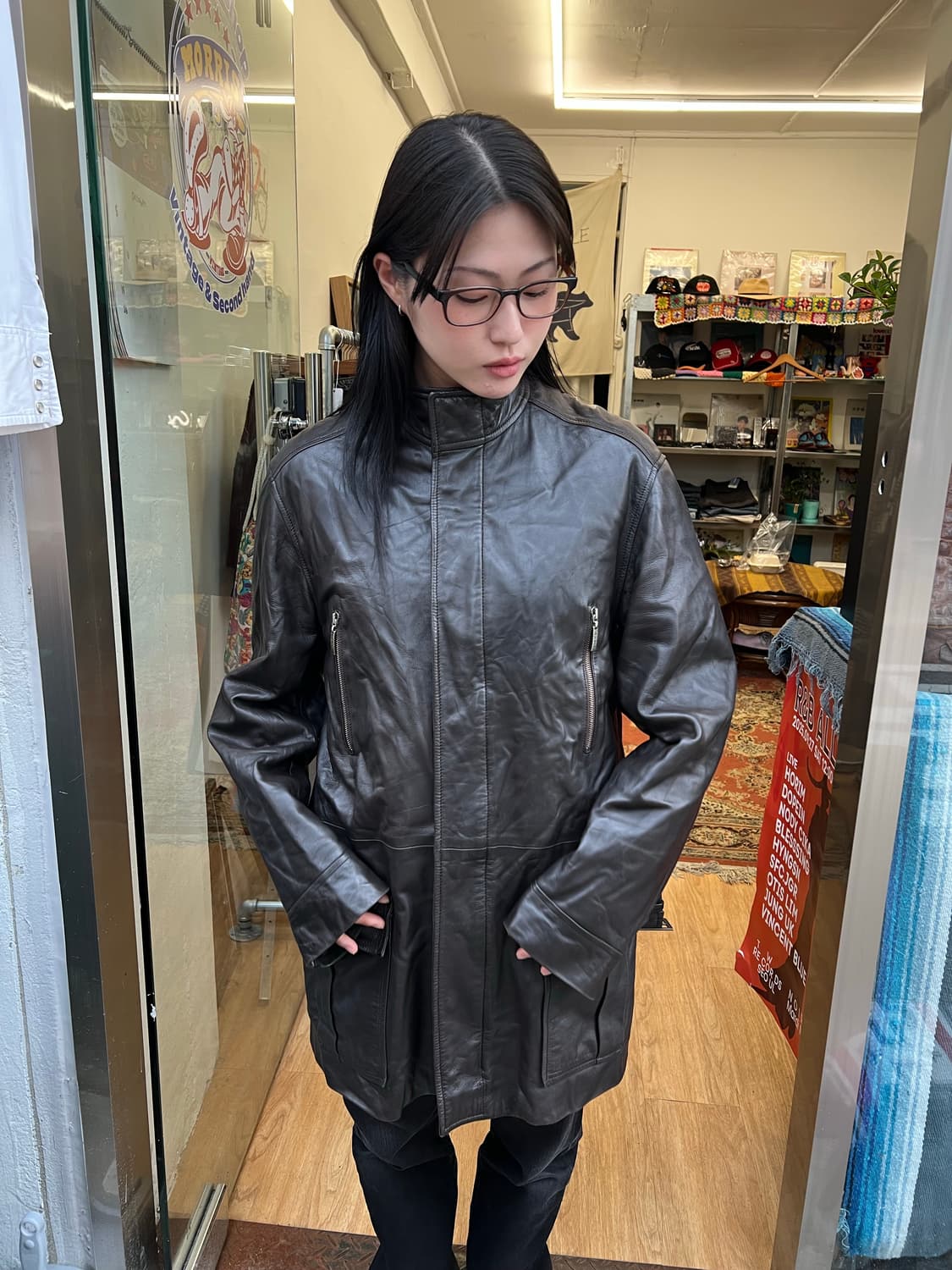 LOEWE Vintage Lamb Leather Jacket 상품이미지2