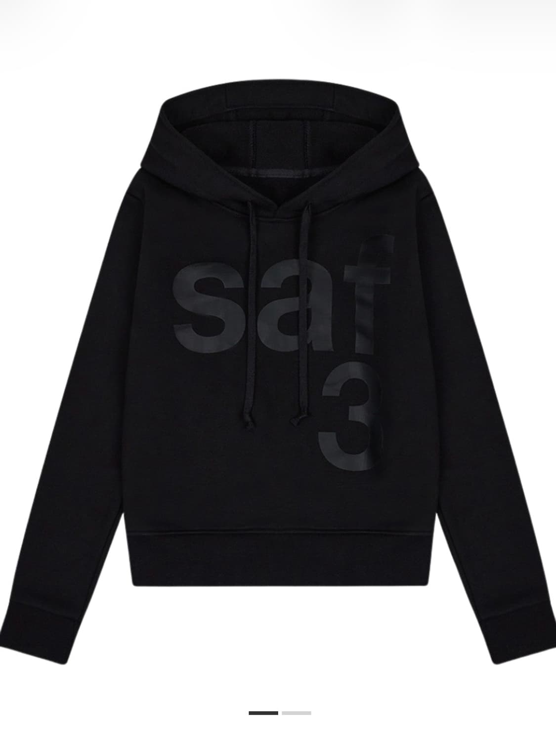 사파리스팟 우먼 1/2 베이직 사파리 후드 블랙 상품이미지1