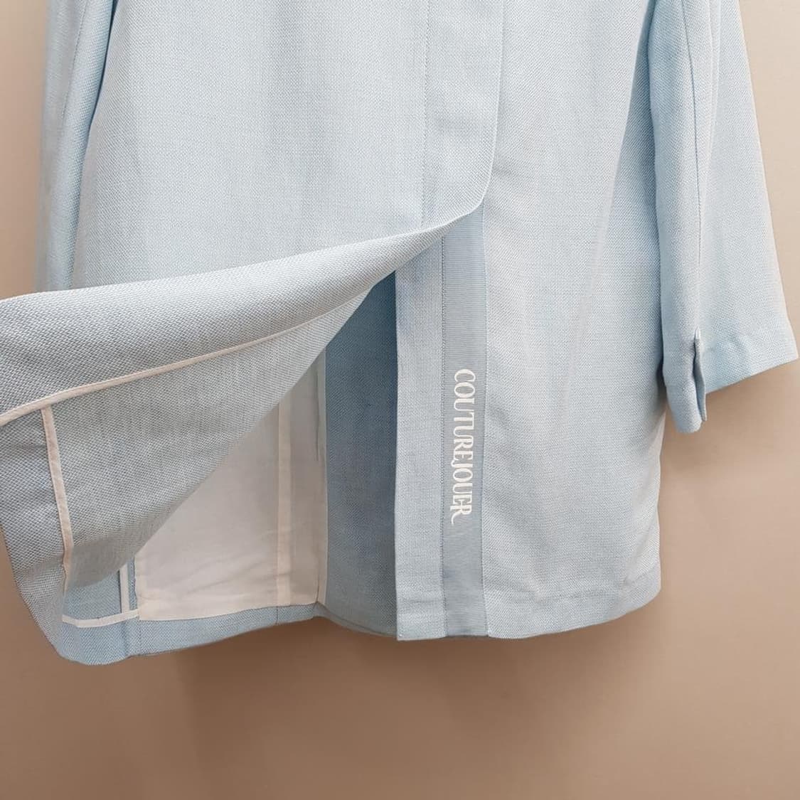 잇미샤 2023 린넨 블렌드 더블 버튼 자켓 S사이즈 상품이미지5