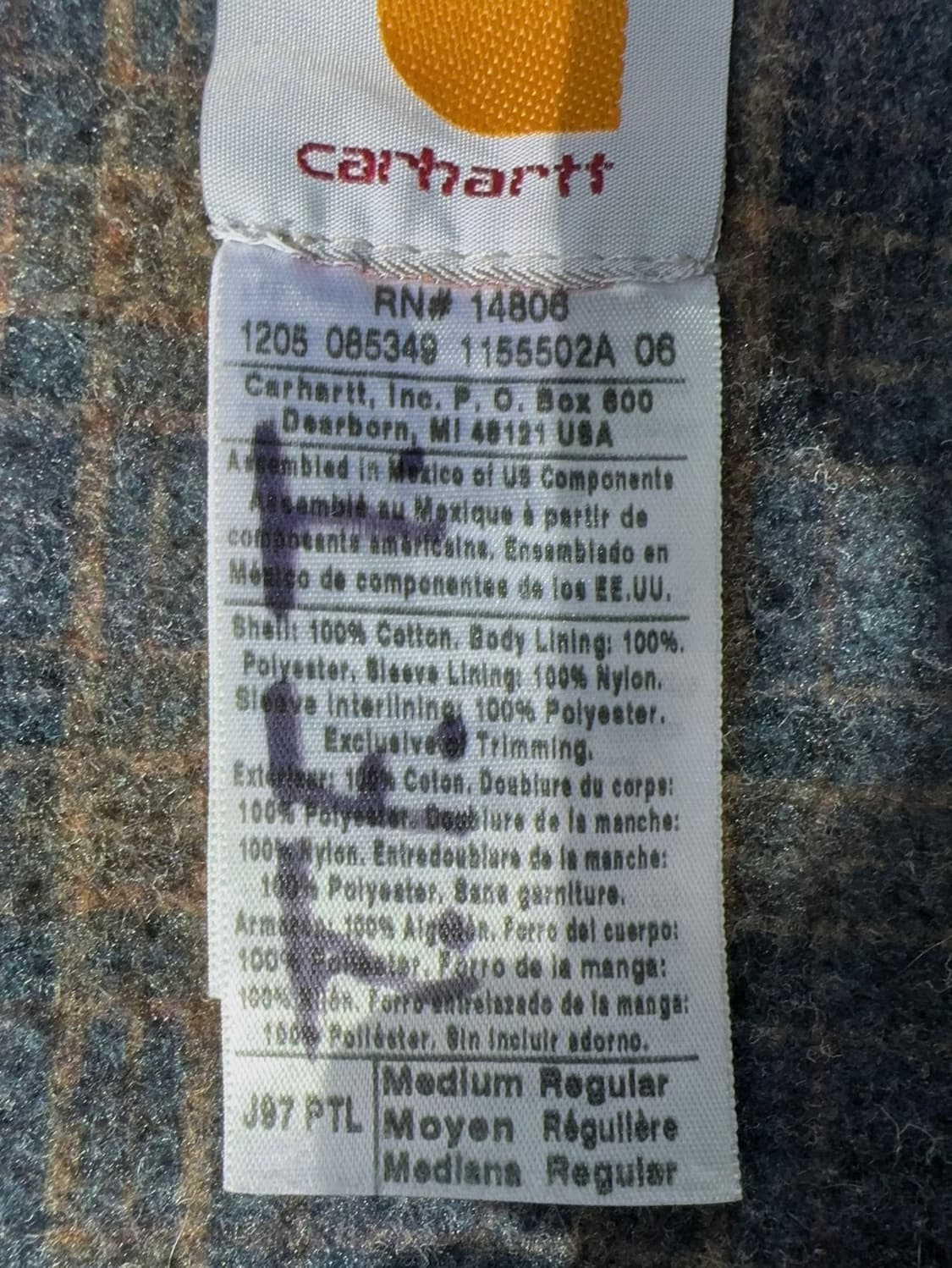 OG Carhartt J97 PTL M Detroit Jacket  상품이미지5