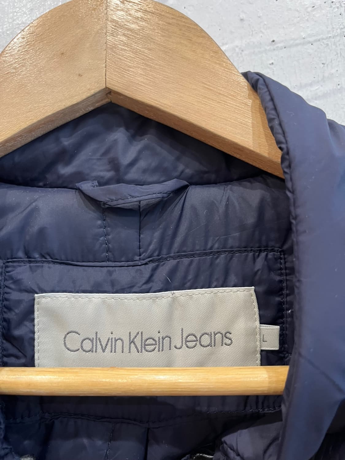 캘빈클라인 패디드 봄버자켓 네이비 L 상품이미지7