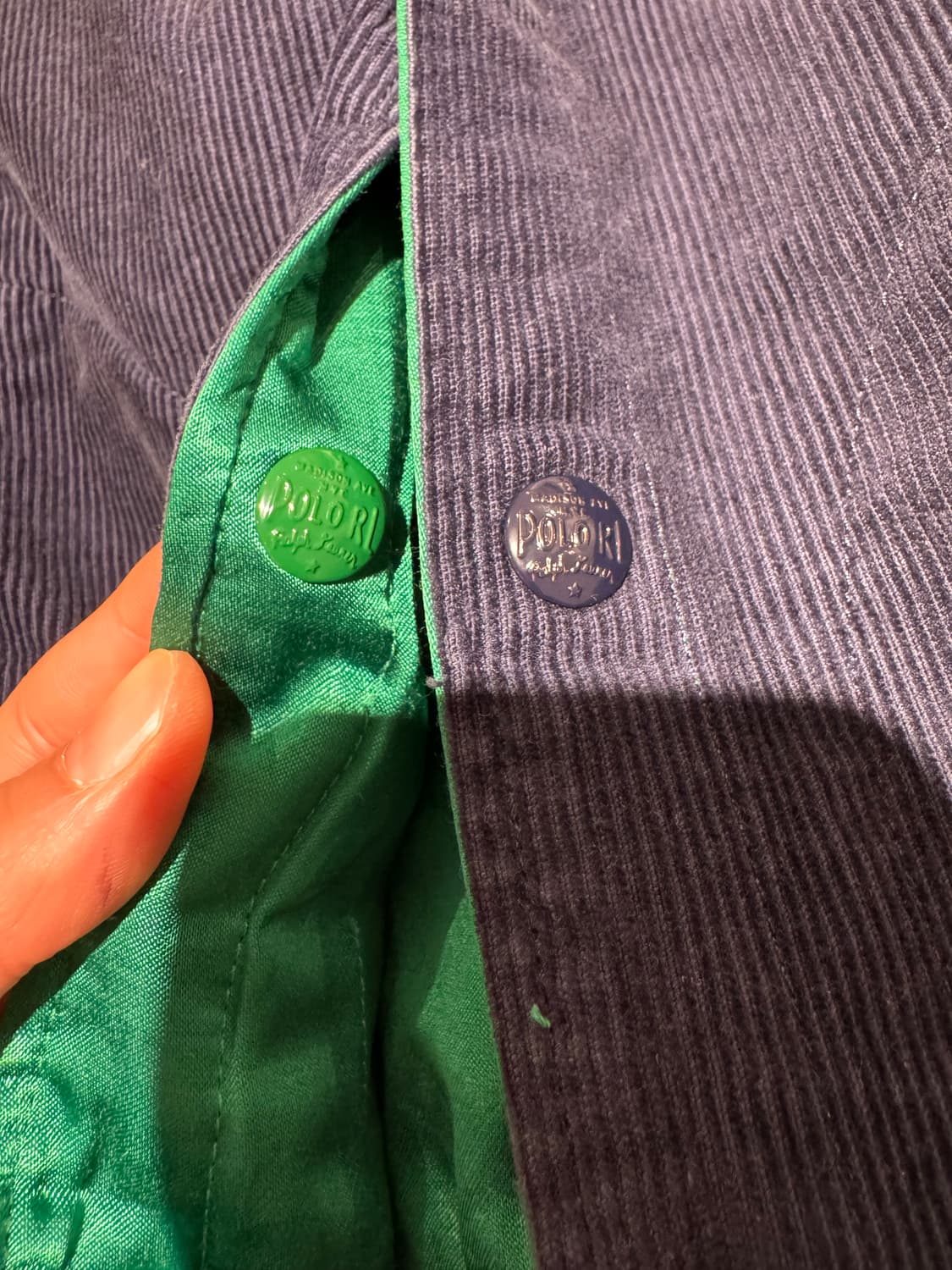 폴로 코듀로이 리버시블 바시티 자켓(새상품) M 상품이미지5