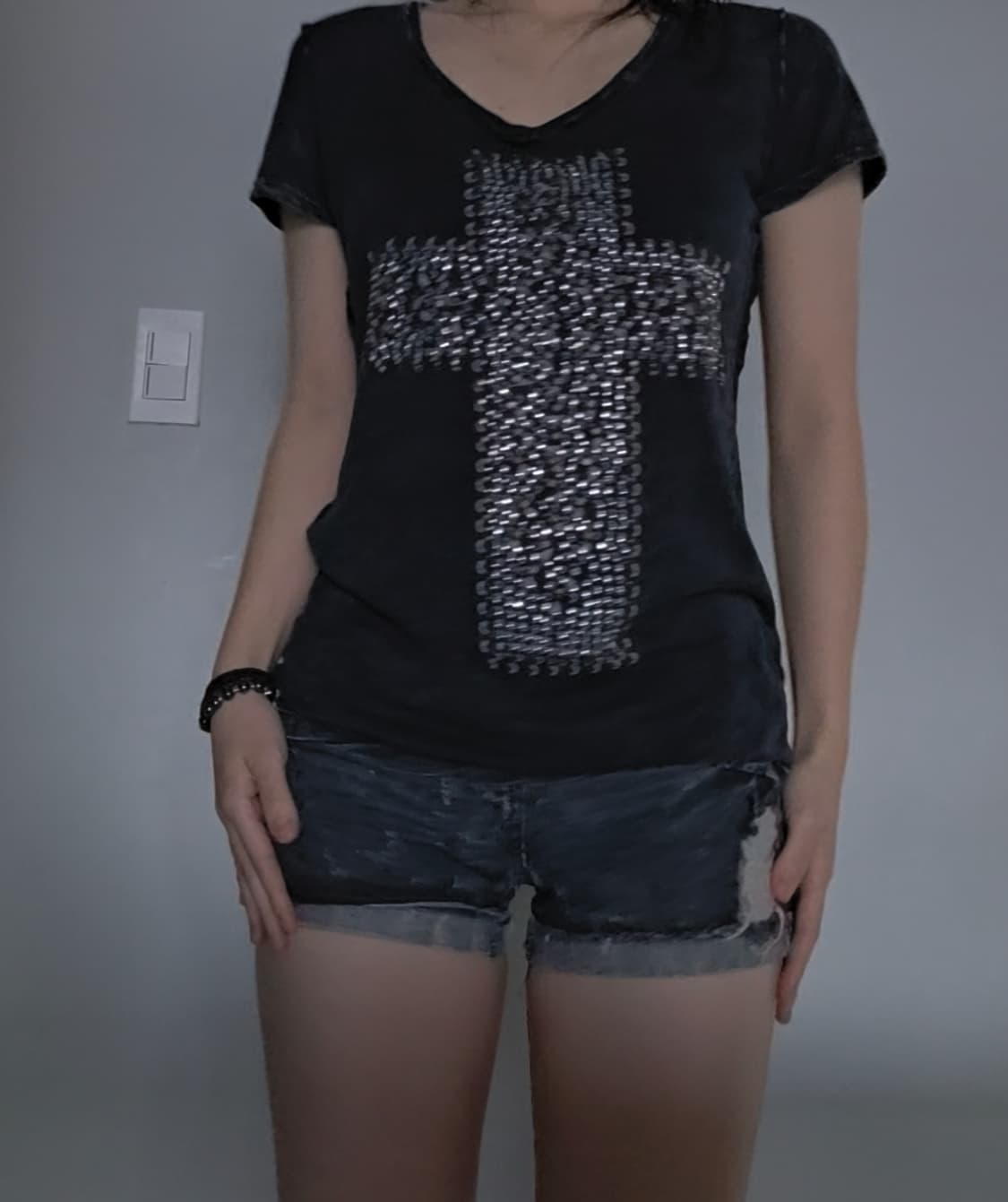 Y2k black 숏팬츠 상품이미지1