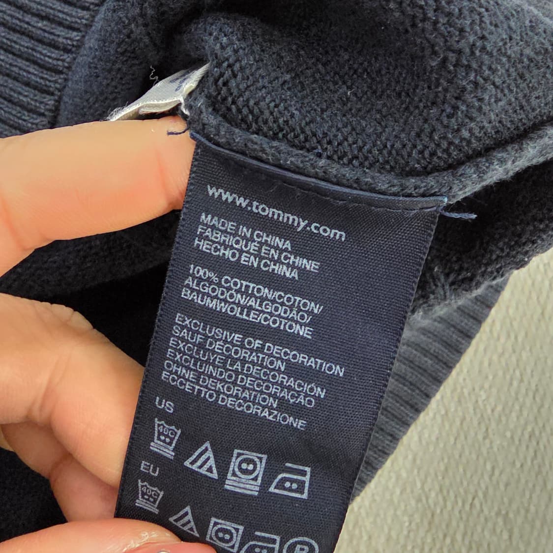 [XS] 타미힐피거 여성 꽈배기 니트 집업 가디건 1229J 상품이미지5