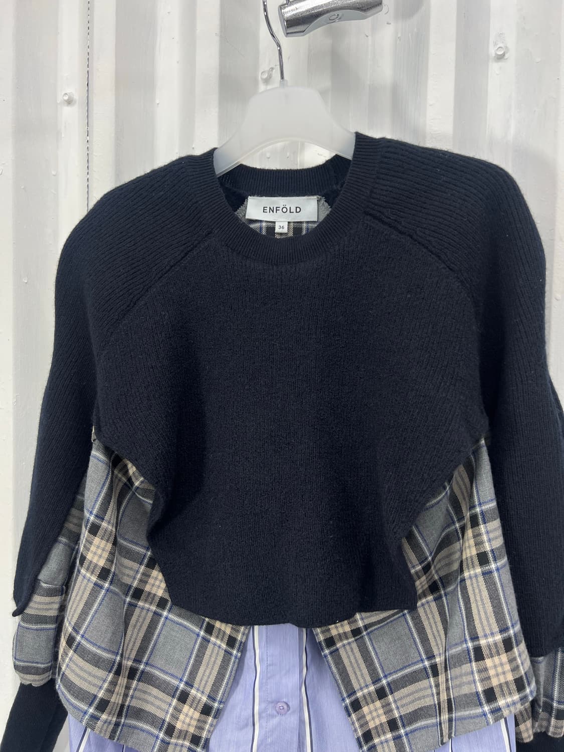 Enfold docking knit shirts 상품이미지6