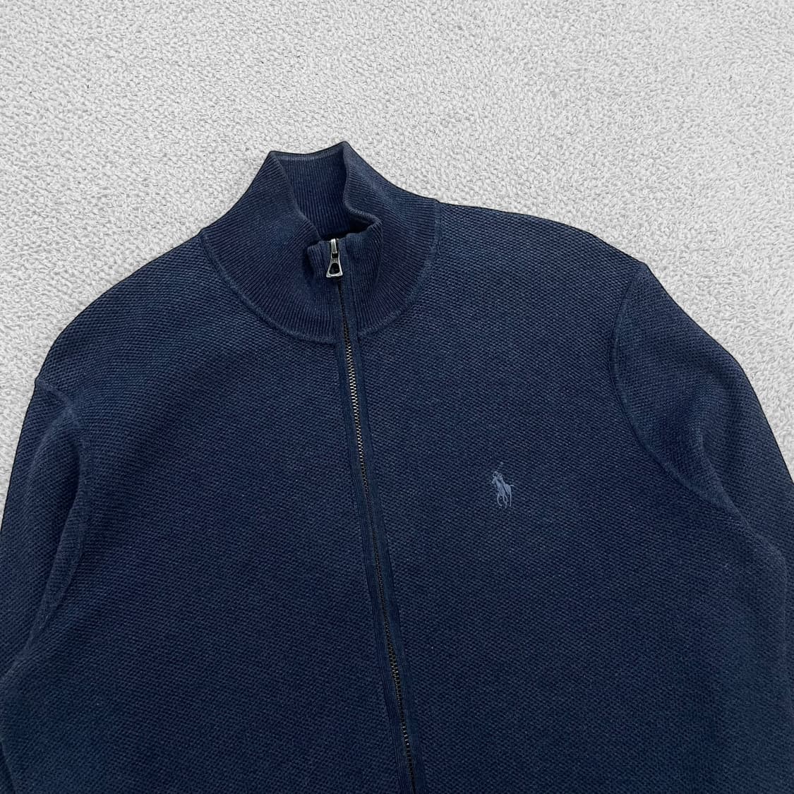 폴로 피마코튼 포니 로고 니트 집업 상품이미지2