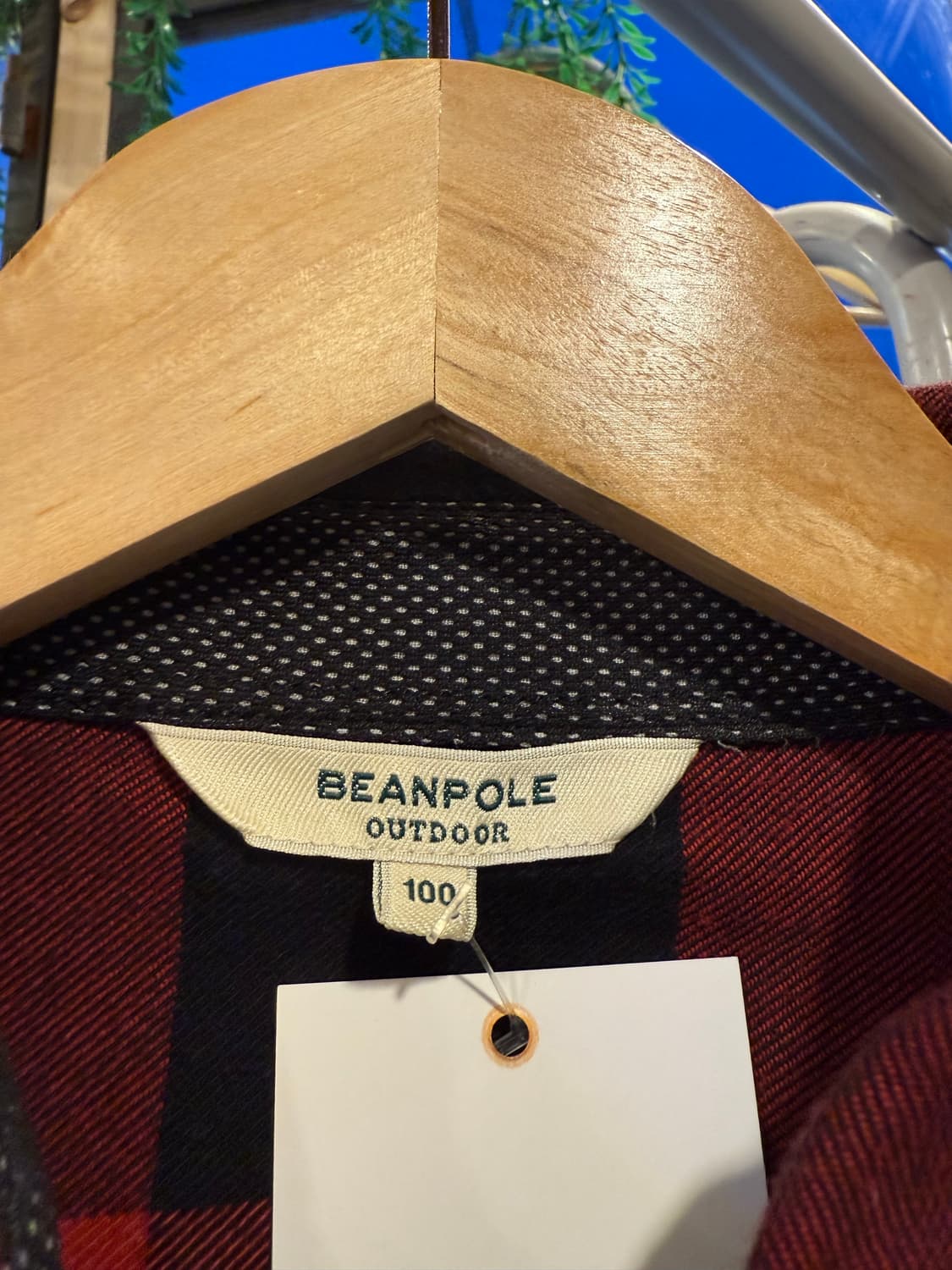 빈폴 레드 블랙 체크셔츠 상품이미지2