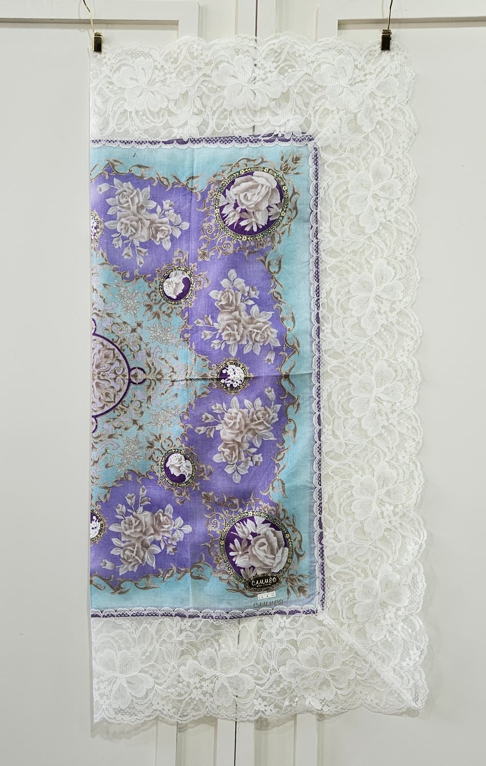 카메오(CAMEO) 레이스 프레임 플라워 스카프 상품이미지3