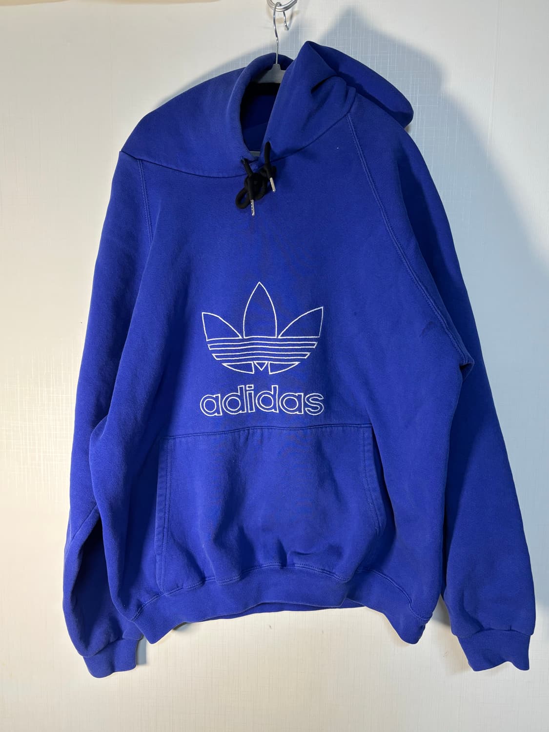 90s adidas 올드 아디다스 빈티지 트레포일 로고 후드티 상품이미지1
