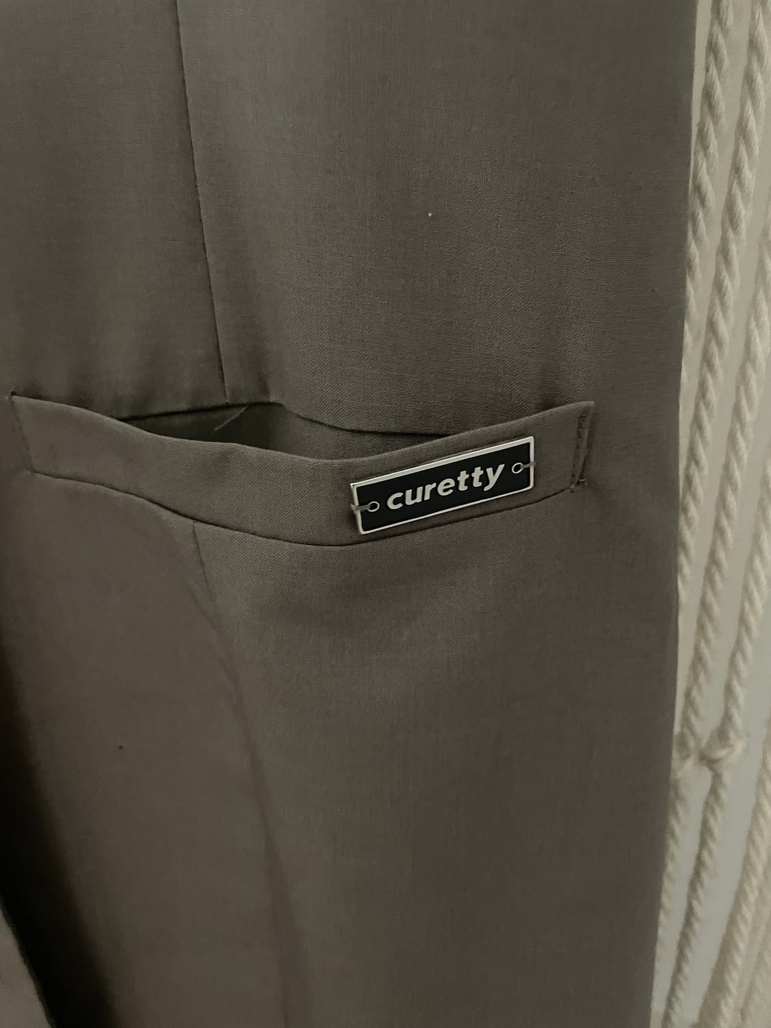 그레이 브이넥 버튼 포켓 베스트 상품이미지4