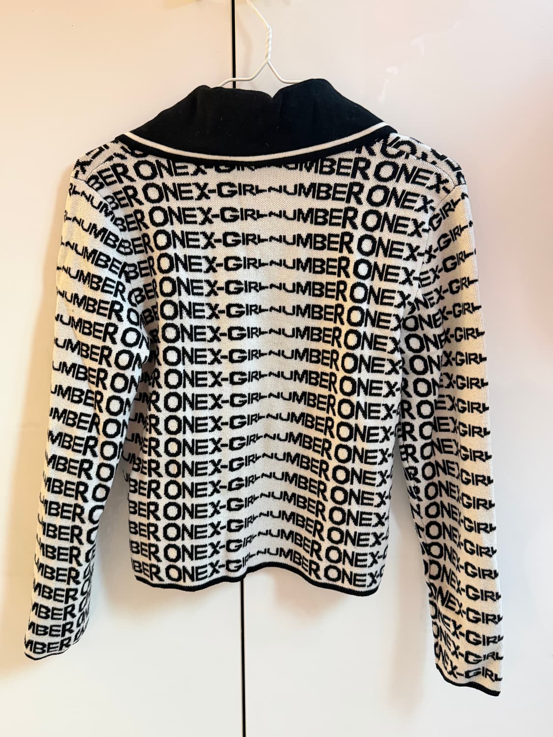 x-girl 로고 니트 상품이미지2