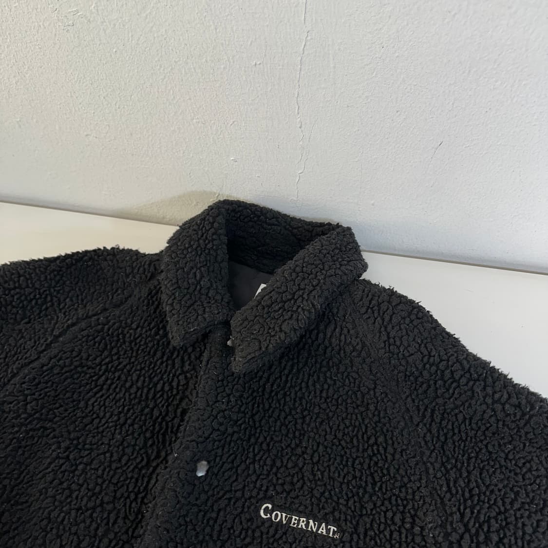 M 커버낫 블랙 뽀글이 후리스자켓 상품이미지5