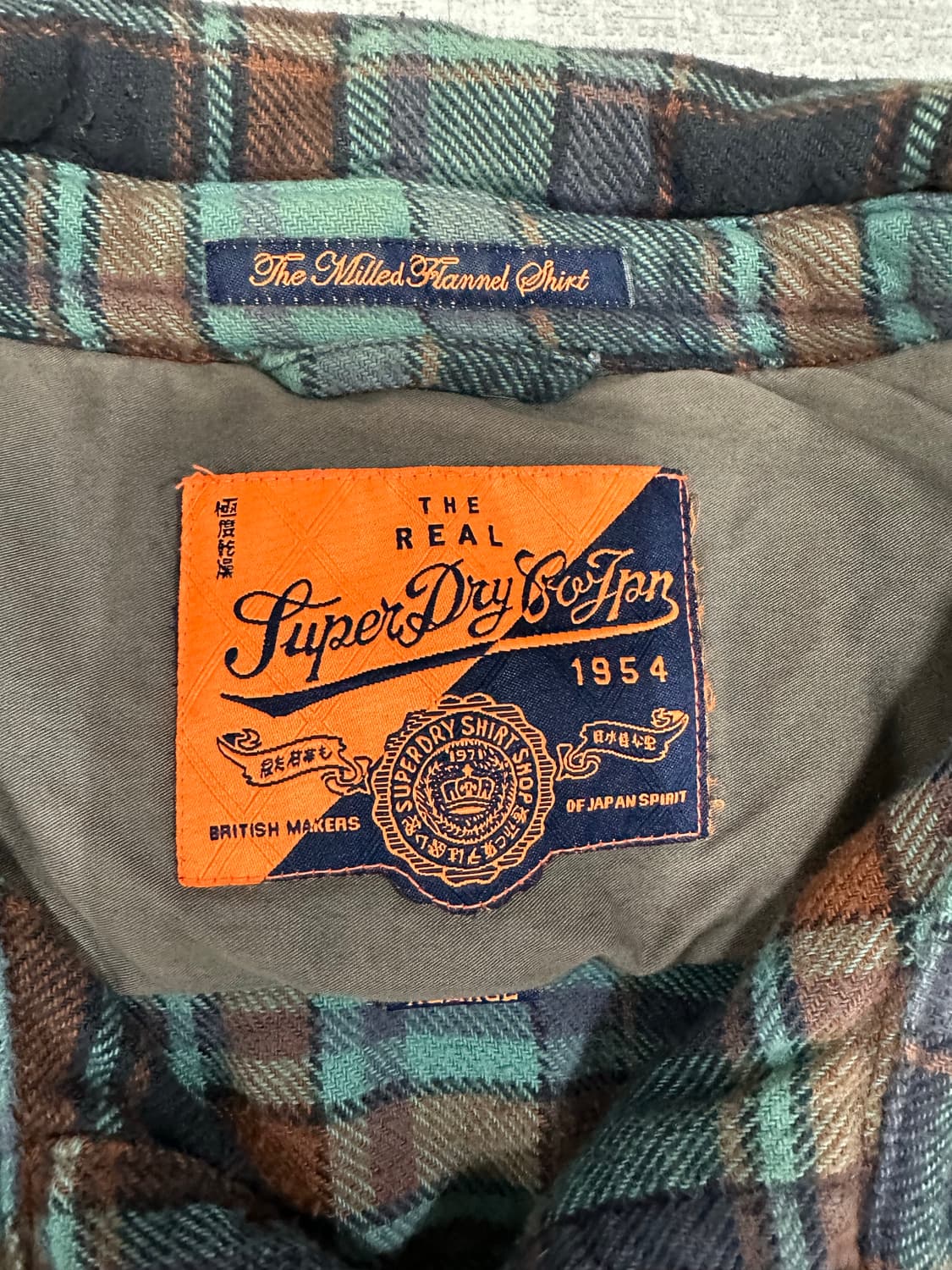 슈퍼드라이 겨울체크 셔츠 상품이미지6