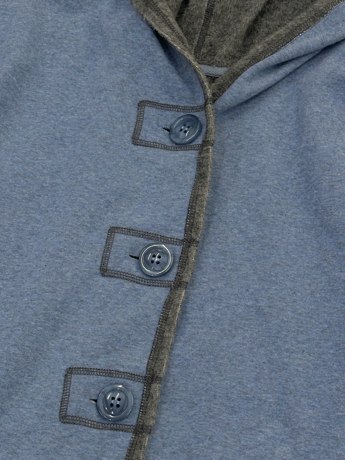 🌧️우비소녀 후드 미디코트 🌧️ 그런지 히피 에스닉 루즈핏 오버핏 상품이미지5