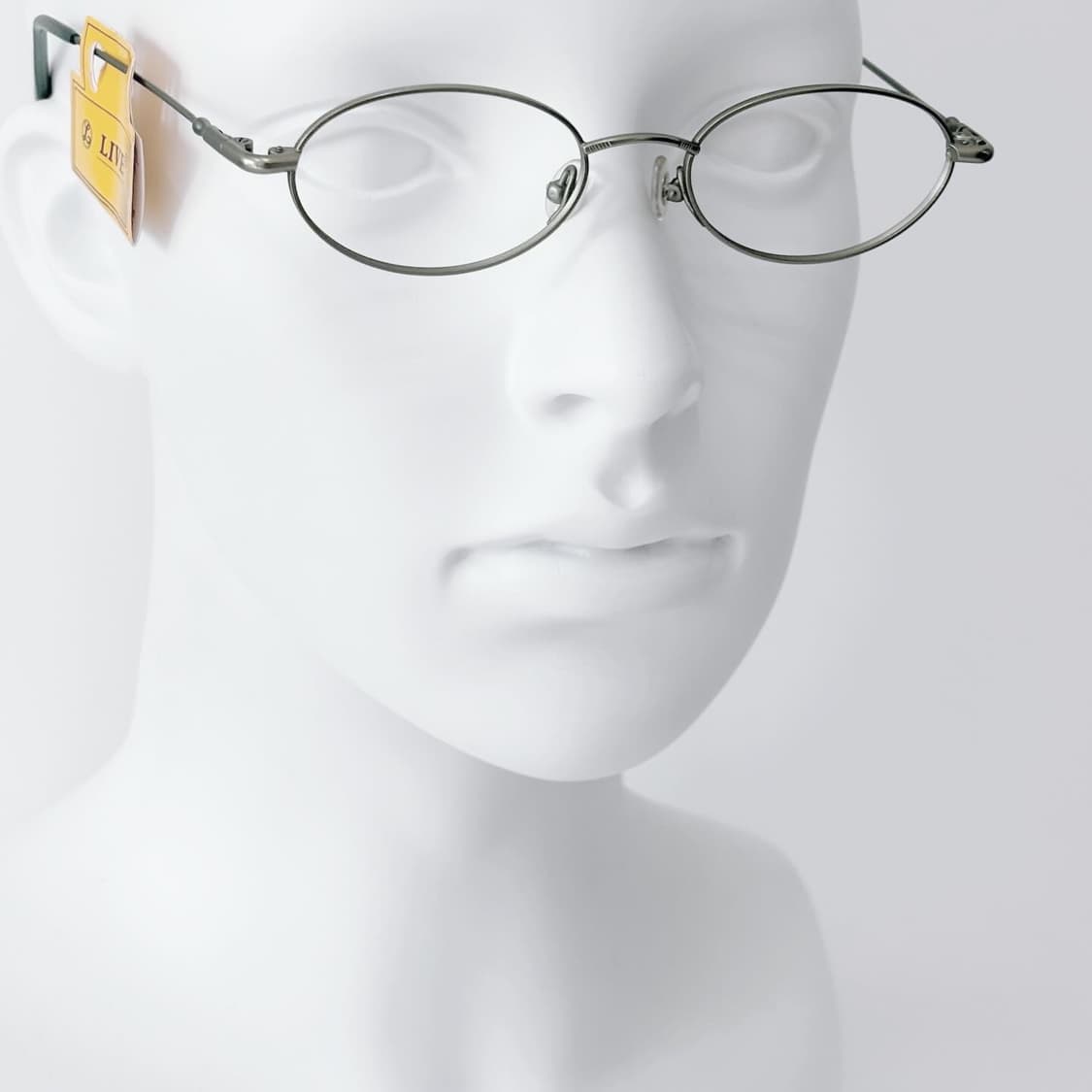 LIVE 그린 오벌 메탈 데드스탁 빈티지안경 상품이미지5