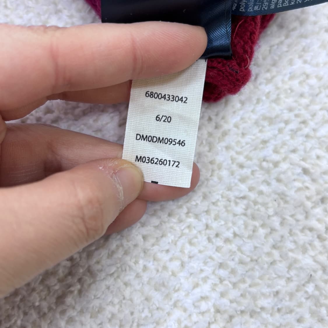 M 타미진스 니트 긴팔 티셔츠 0313E 상품이미지5