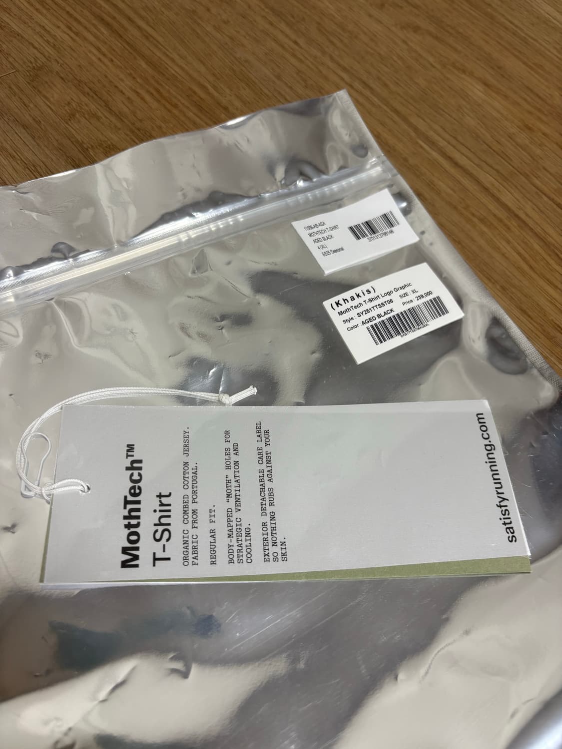 satisfy mothtech 새티스파이 반팔 XL 상품이미지6