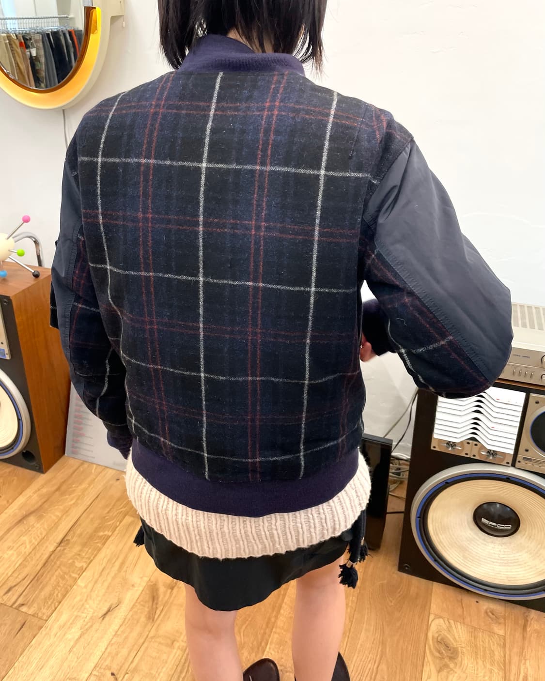 [2] Name. 체크 봄버 자켓 상품이미지6