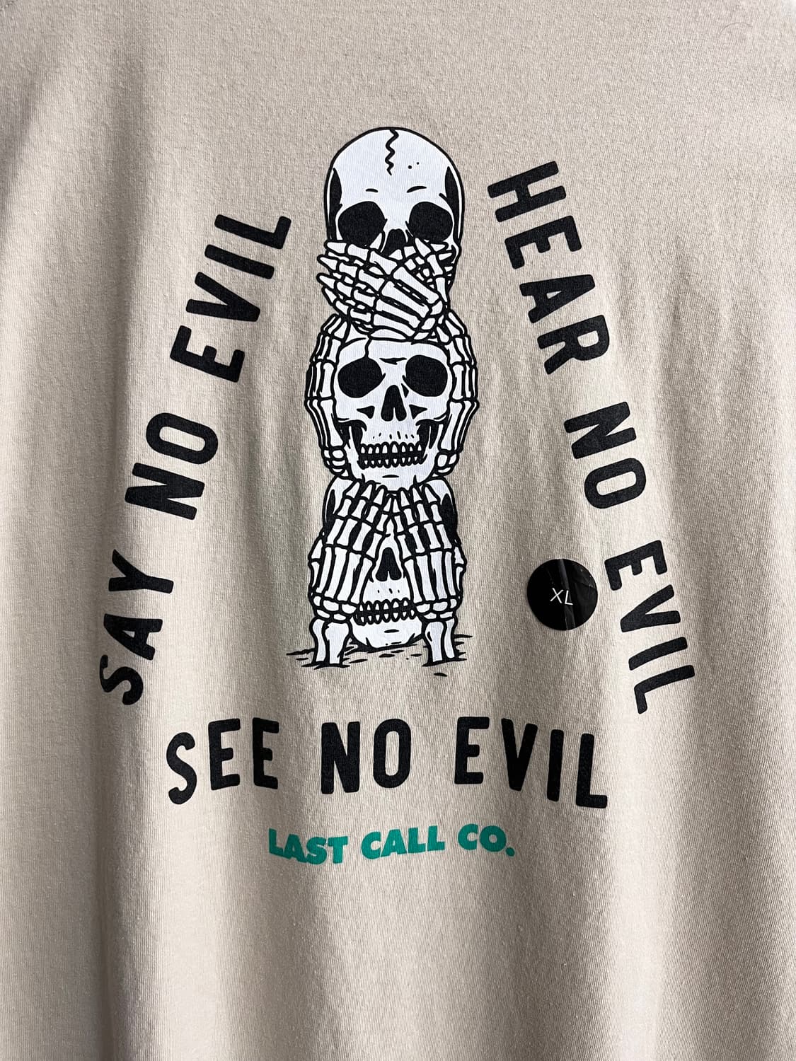 no evil beige 티셔츠 상품이미지3