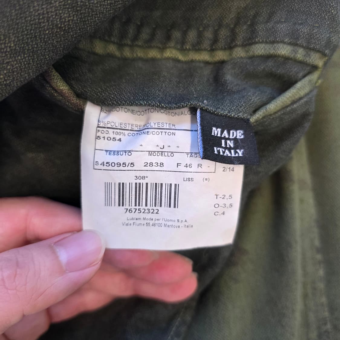 [46]루비암 lubiam 자켓 상품이미지2