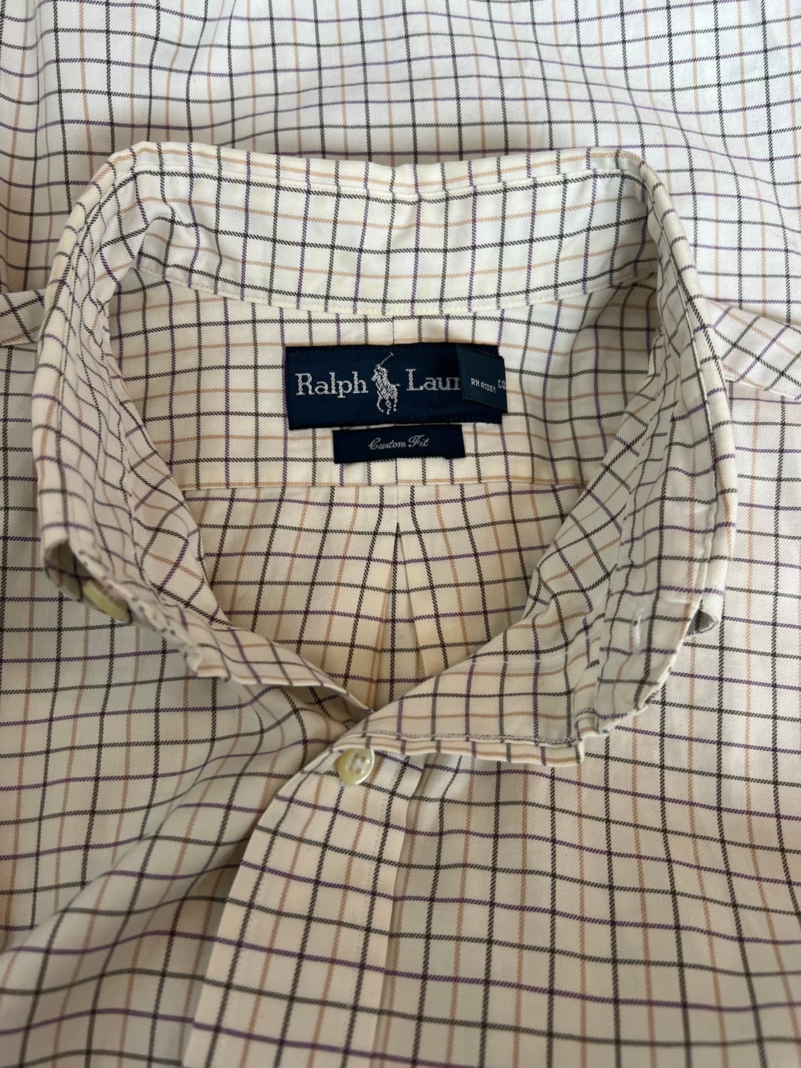 폴로 랄프로렌 남성 라이트베이지 코튼긴팔셔츠 상품이미지3