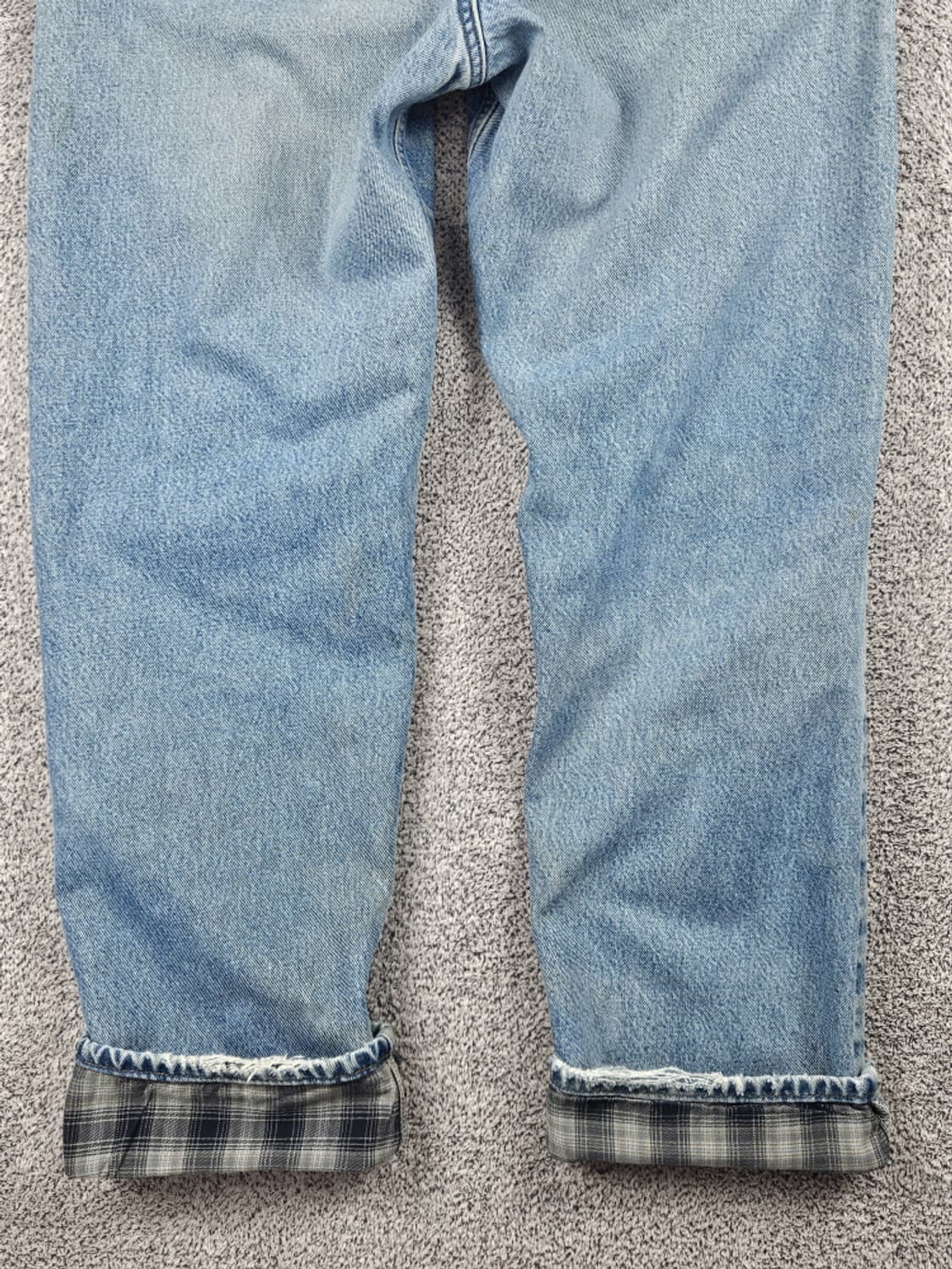 칼하트 헤비 플란넬 체크 데님 워크 팬츠 ( 35X34 ) / 10054 상품이미지10