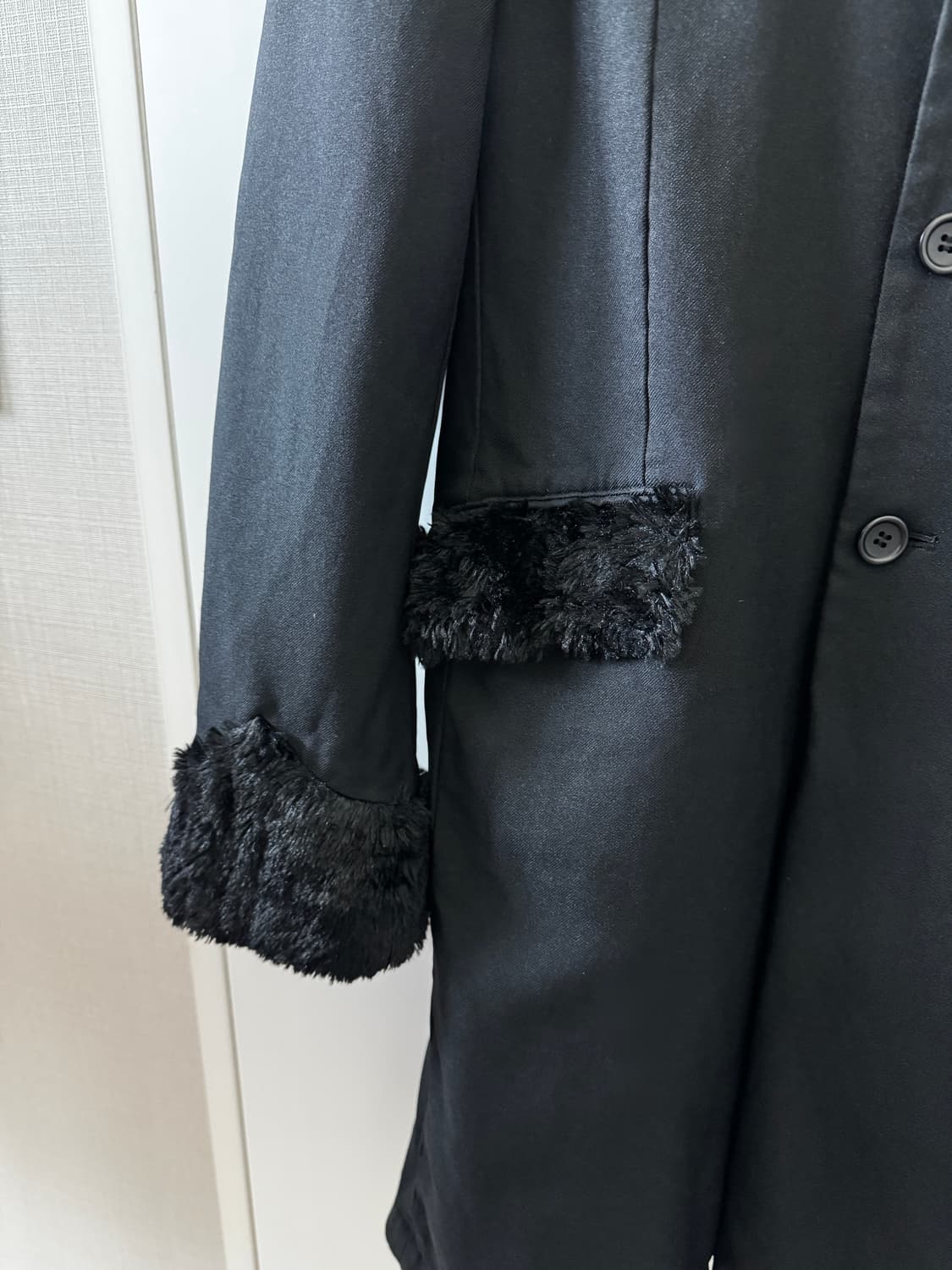 Comme des Garcons black fur coat 상품이미지5