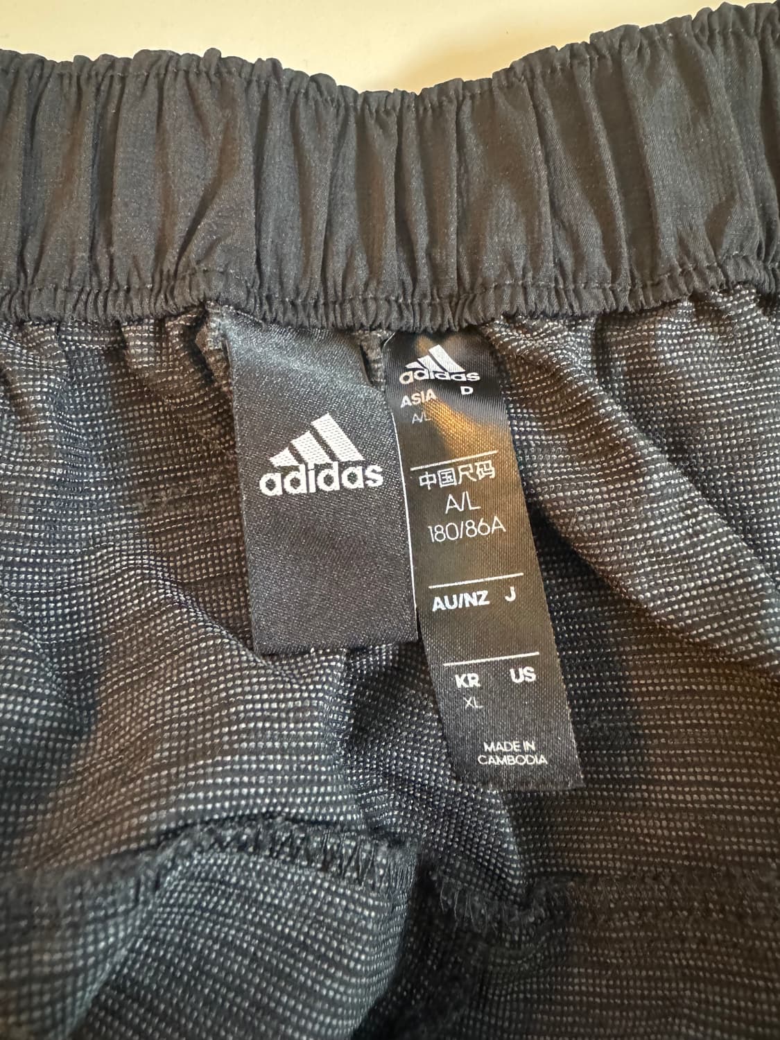 (XL)아디다스 나일론 벨트 반바지 블랙 상품이미지3