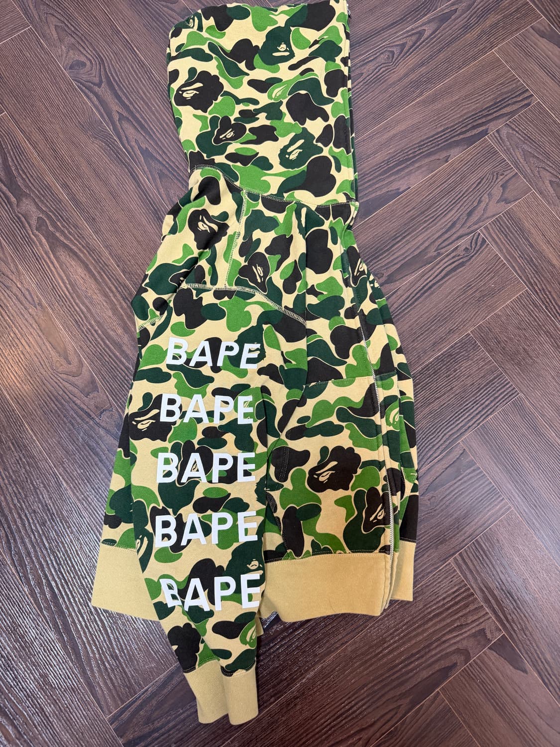 베이프 ABC 카모 녹계 OG M사이즈 상품이미지2