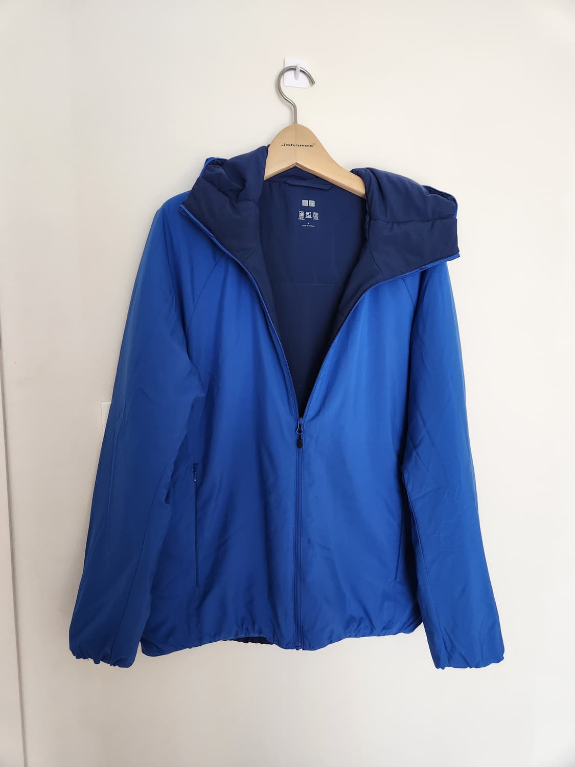 유니클로 라이트 패딩 파카 블루 상품이미지2