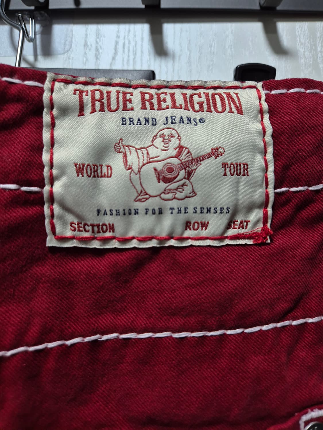 (타임세일)(새상품) 트루릴리젼 레드 와이드 팬츠 상품이미지9