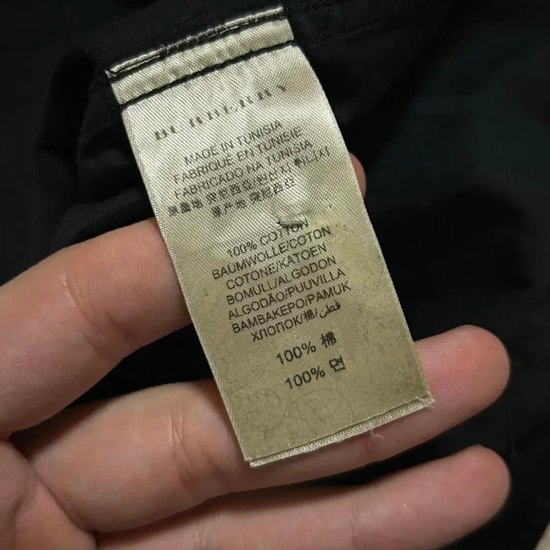버버리 블랙 히든 체크셔츠(16-41) 상품이미지9