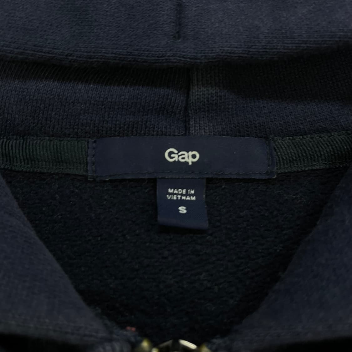 갭 Gap 스펠 로고 후드집업 네이비 상품이미지4