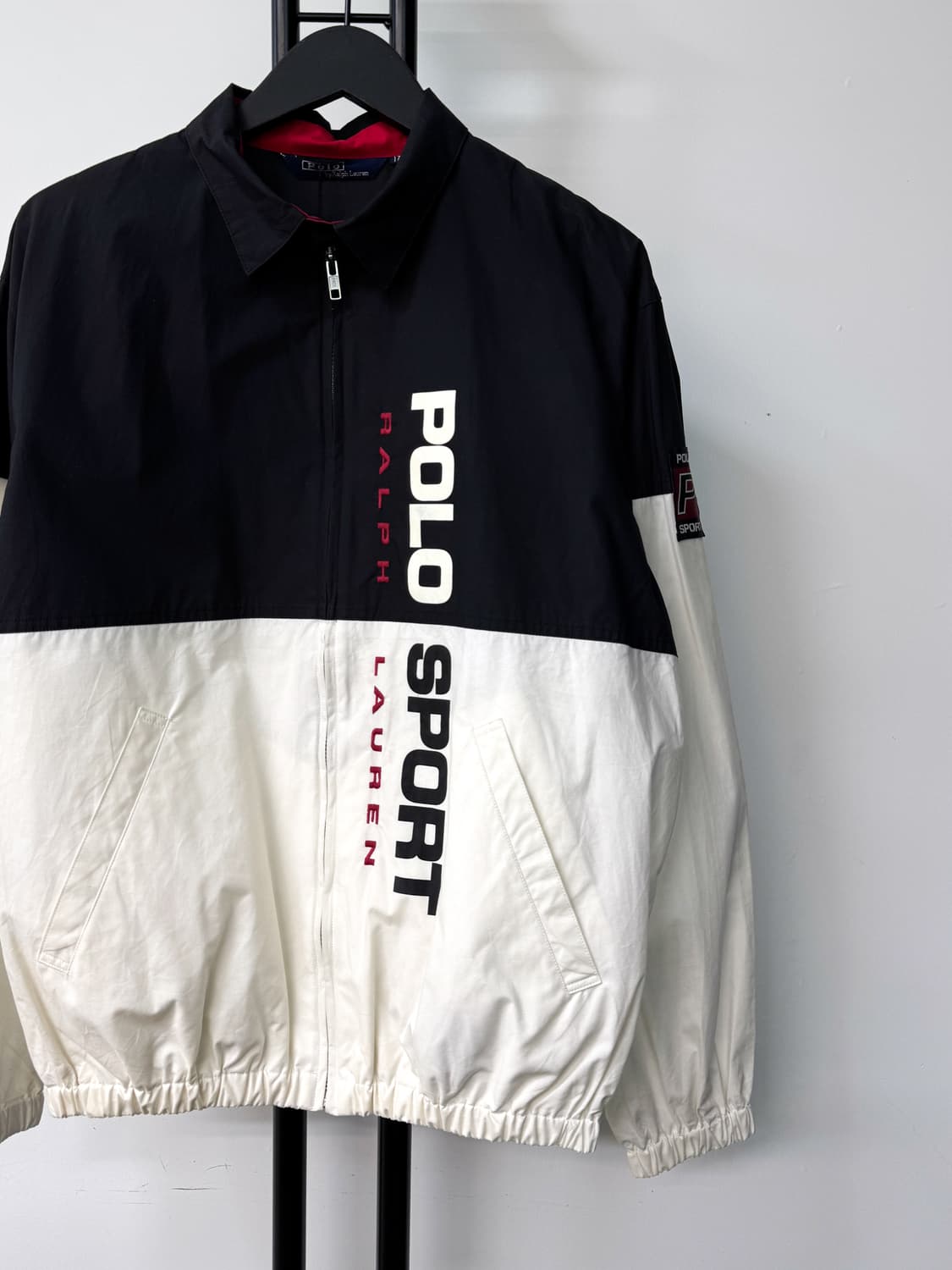 폴로스포츠 90s 스펠 로고 컬러블록 자켓 상품이미지2