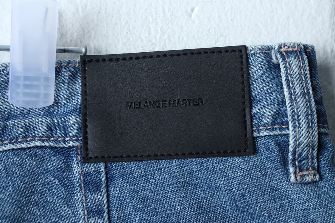 (2XL) 멜란지마스터 반바지 팬츠 빅사이즈 데님 청 아메카지-P9994 상품이미지5