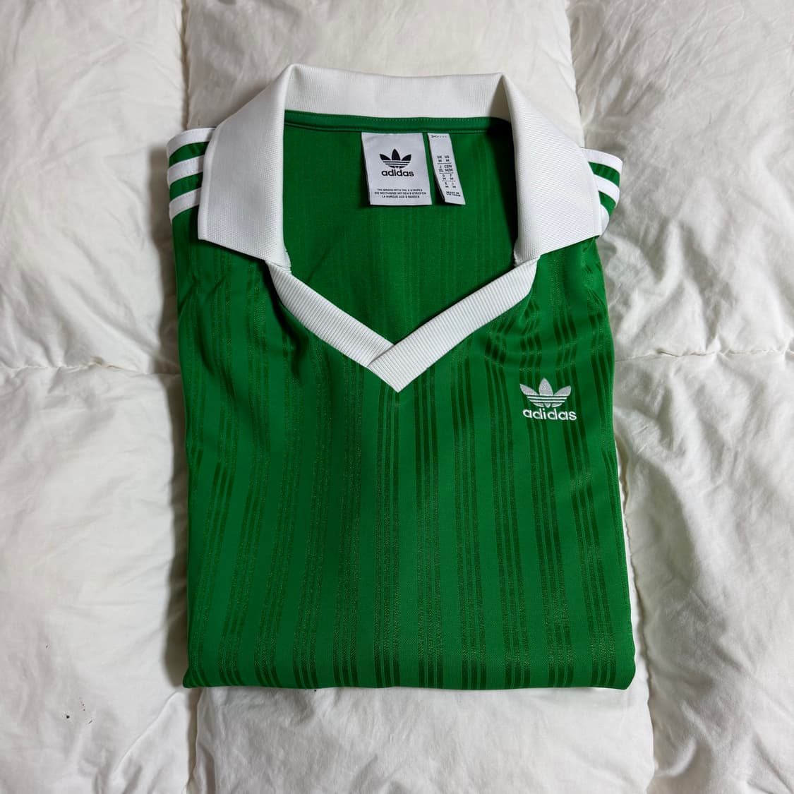 (XL) 아디다스 피케 풋볼 롱슬리브 긴팔티 그린  상품이미지8