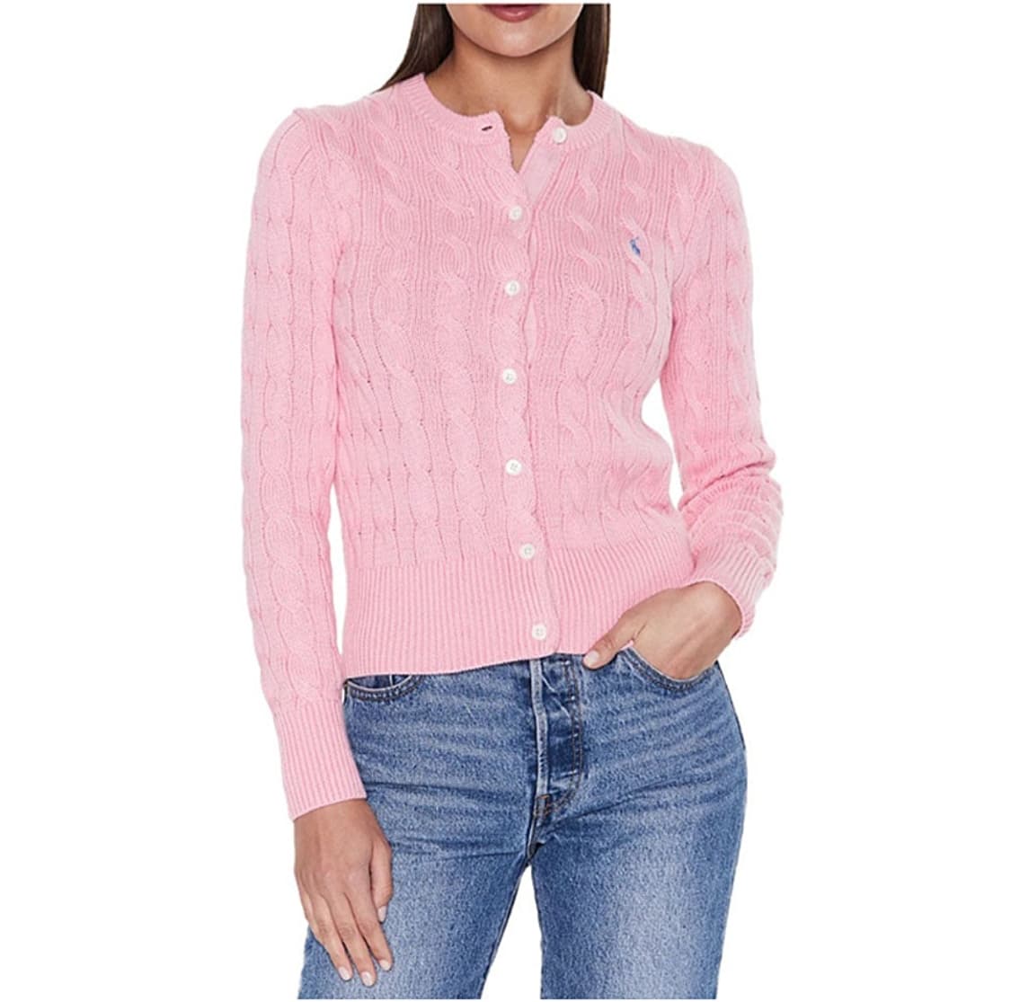 폴로 랄프로렌 여성 케이블니트 가디건 L 상품이미지4