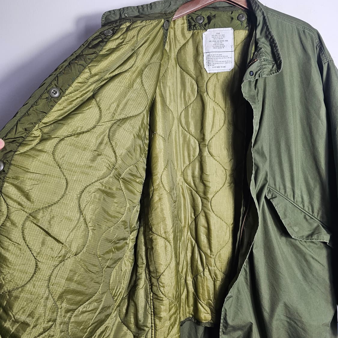 80s 오리지널 m65 피쉬테일 개파카 야상 large 상품이미지7