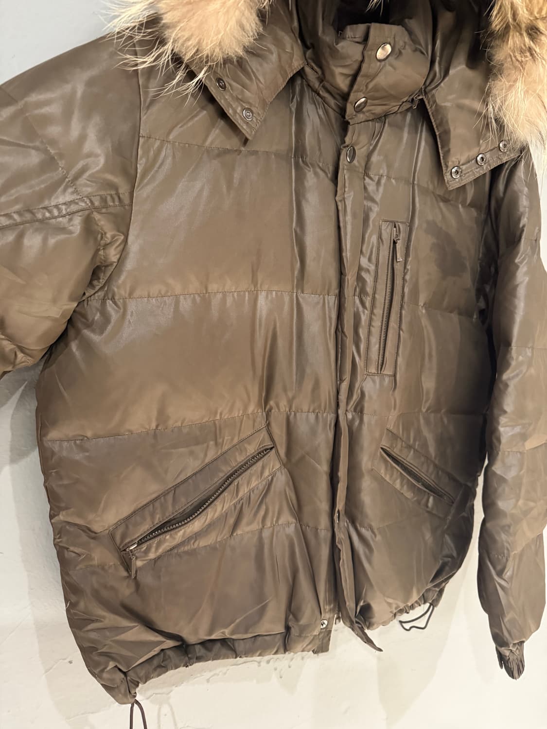 pocket detail fur hood padding 상품이미지6