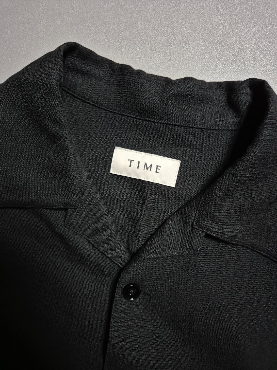 타임옴므 포켓 셔츠 105 블랙 상품이미지3