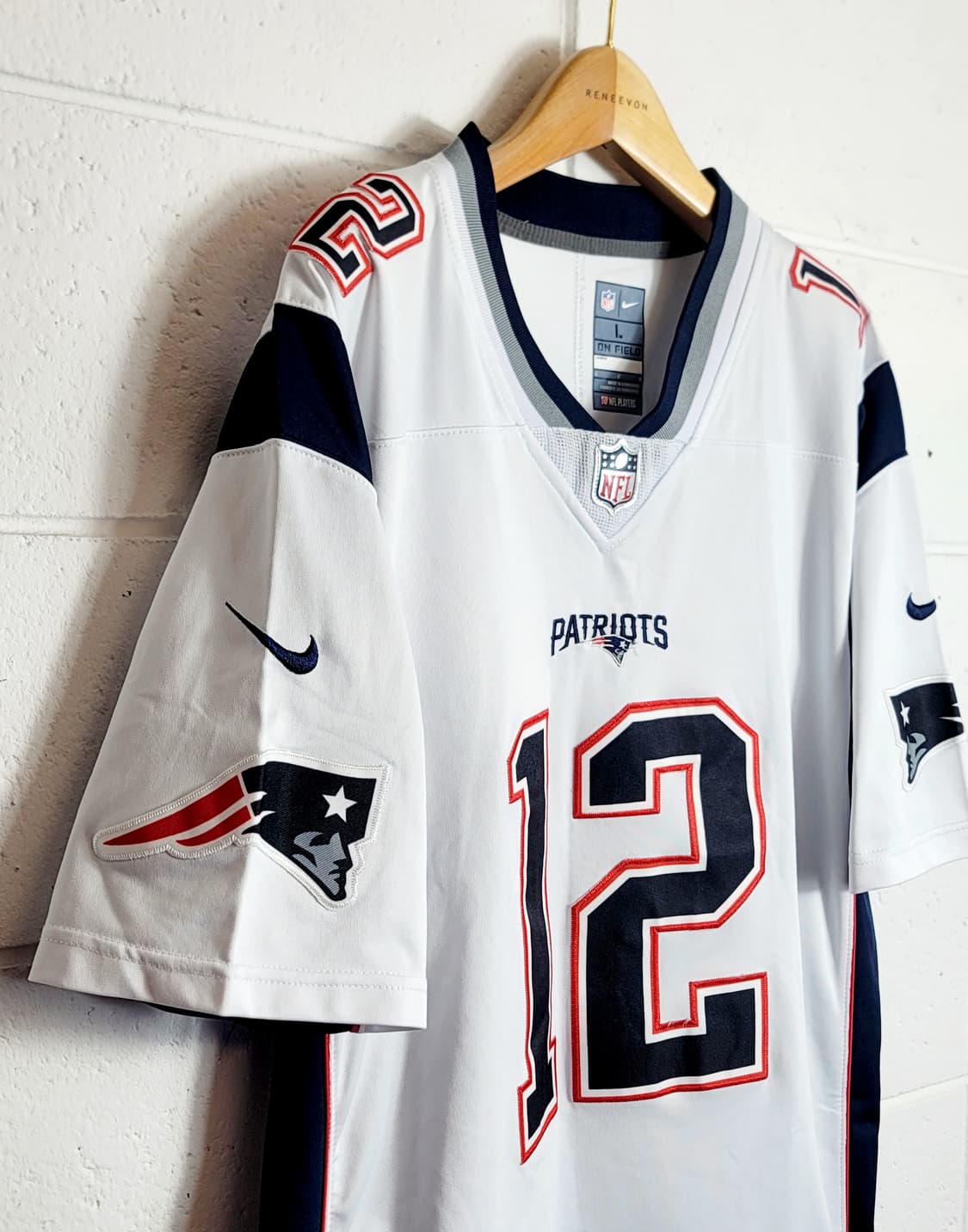 나이키 x NFL 뉴잉글랜드 패트리어츠(12.톰브래디) 럭비져지(유니폼) 상품이미지6