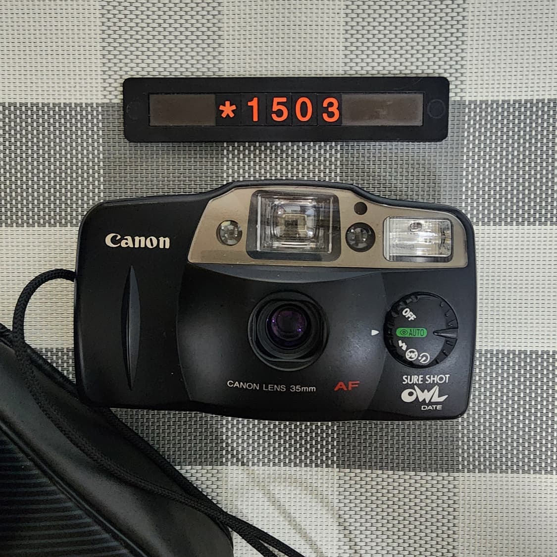 캐논 슈어샷 OWL DATE 필름카메라 파우치포함 상품이미지1